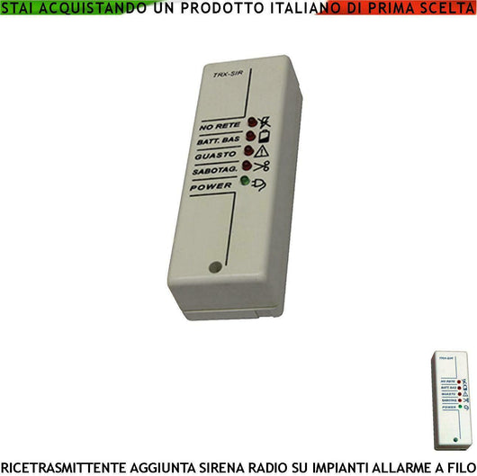 RICETRASMITTENTE PER SIRENA RADIO SS-SRL SECURVERA SS-TSSRSCIARA