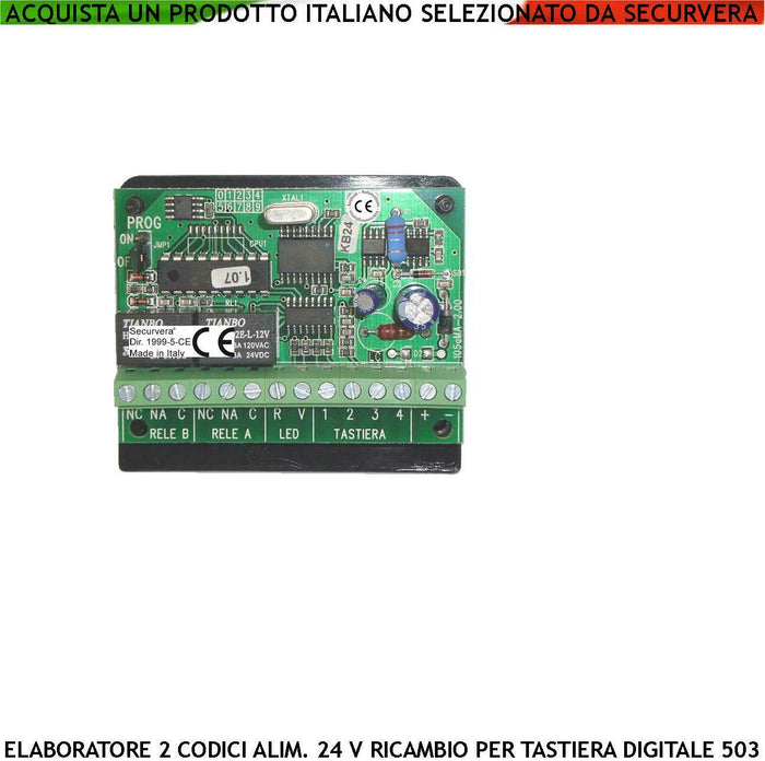 CIRCUITO RICAMBIO DECODIFICA PER TASTIERA SL-TKB SECURVERA SL-KCVTDERDVD