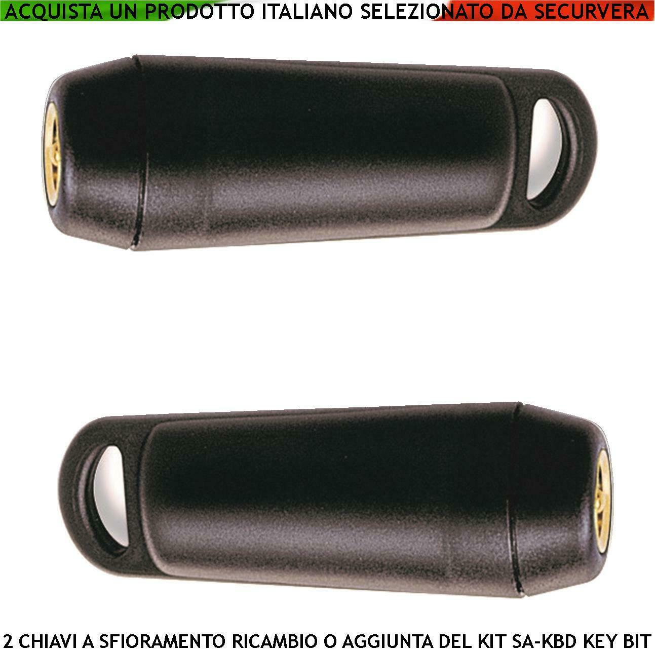 CHIAVE ELETTRONICA 2 PEZZI KEY BIT A 64 BIT SECURVERA SC-CES2CSKBUC