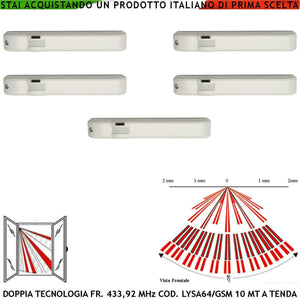 RILEVATORI DI MOVIMENTO DOPPIA TECNOLOGIA RADIO TENDA SECURVERA SS-DTBMPT5DTE