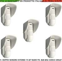 DOPPIA TECNOLOGIA DA ESTERNO RILEVA INTRUSI SECURVERA SV-SRT5SDTWPC