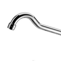 Rubinetto retro lavello a muro con canna superiore - serie liberty