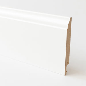 battiscopa in mdf barocco bianco mm.14x120x2400 cod:ferx.2249