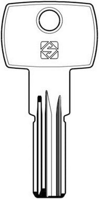 chiavi punzonate silca art. agb7 gr.6/1 olc cod:ferx.224