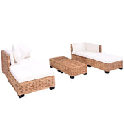 Set Divano 16 pz in Rattan Naturale cod mxl 34630