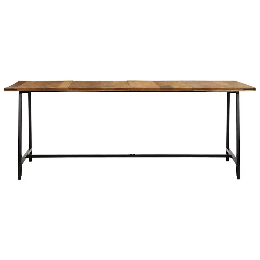 vidaXL Tavolo da Pranzo 200x100x75 cm in Legno Massello di Mango