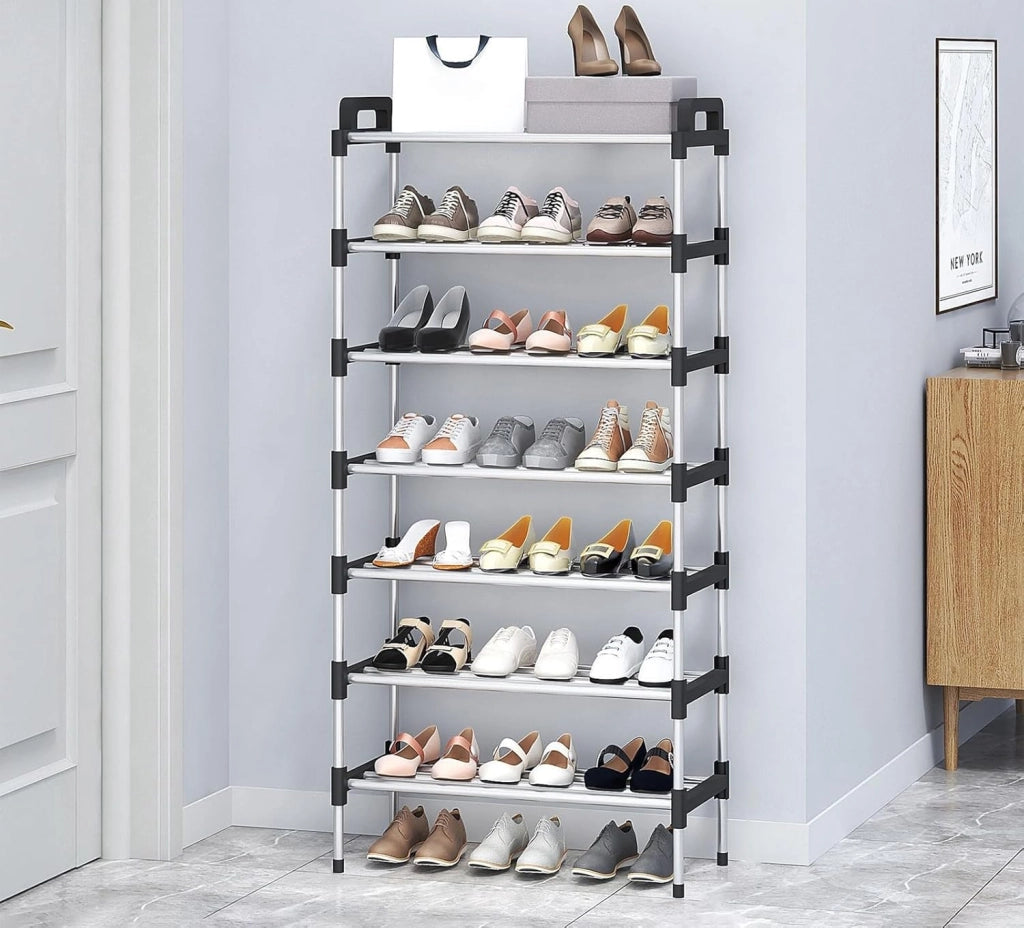 scarpiera Scarpiera Multi-Livello Organizzatore di Stoccaggio per Scarpe Portatile, Scarpiera Autoportante Salvaspazio per Ingresso, Piccolo Ripiano per Scarpe per Armadio Corridoio Camera da Let