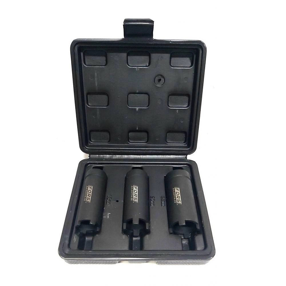 Trade Shop - Set 3 Pz Chiave Smonta E Blocca Dadi Frizione Moto Manicotti Quattro Denti 22774 -