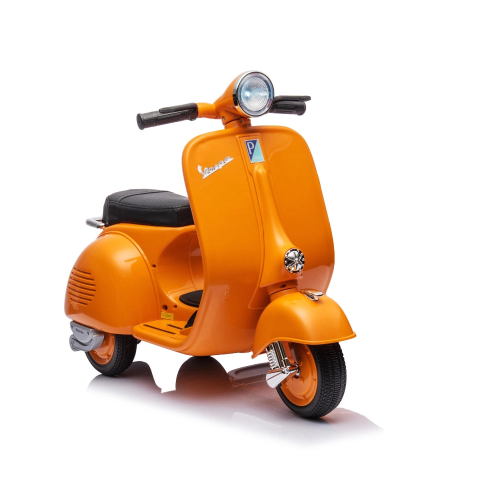 Vespa Sidecar Small Special 6V per Bambini con Licenza Ufficiale Piaggio-Arancione