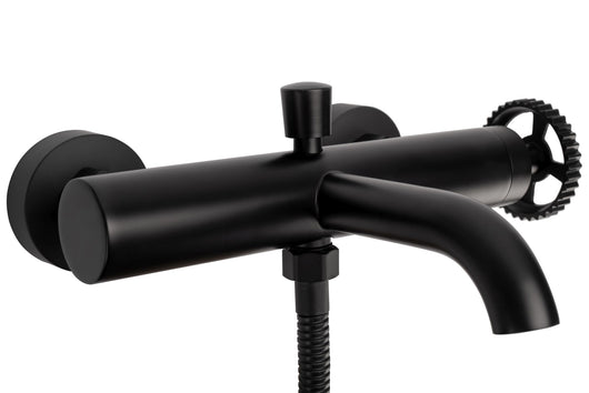 Rubinetto Vasca Rea Vertigo Black Mat