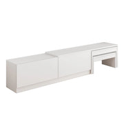 Porta TV in legno "Nest" - 180 x 30 x 36 cm - Bianco