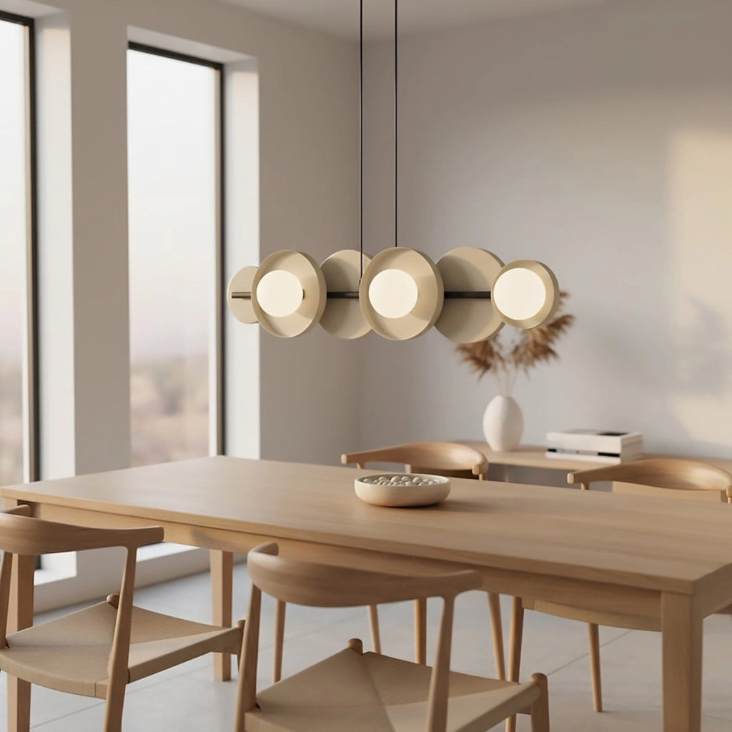 Lampada a sospensione Model in acciaio moka e vetro