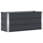 Fioriera moderna ed esteticamente gradevole per interni/esterni 100 x 40 x 45 cm in acciaio antracite 02_0059218