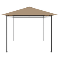 Gazebo 4x3x2,7 m Grigio Talpa 180 g/mÂ² cod mxl 65915