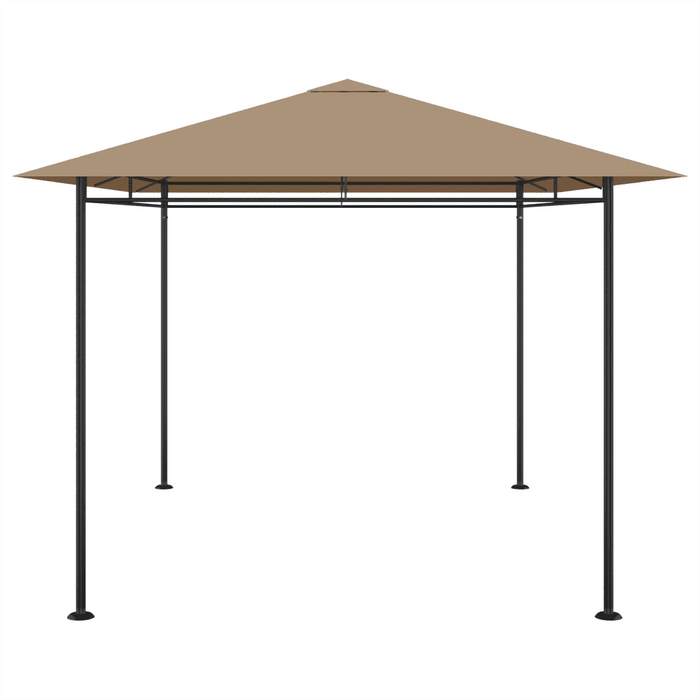 Gazebo 4x3x2,7 m Grigio Talpa 180 g/mÂ² cod mxl 65915