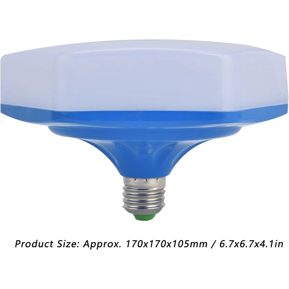 Trade Shop - Luce E27 Led Bluetooth Altoparlante Forma Disco Volante Colorato Rgbw Telecomando -