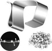 50 clip per slot, clip per illuminazione in acciaio inossidabile, clip per docciaschermo, clip per illuminazione, clip per fissaggio