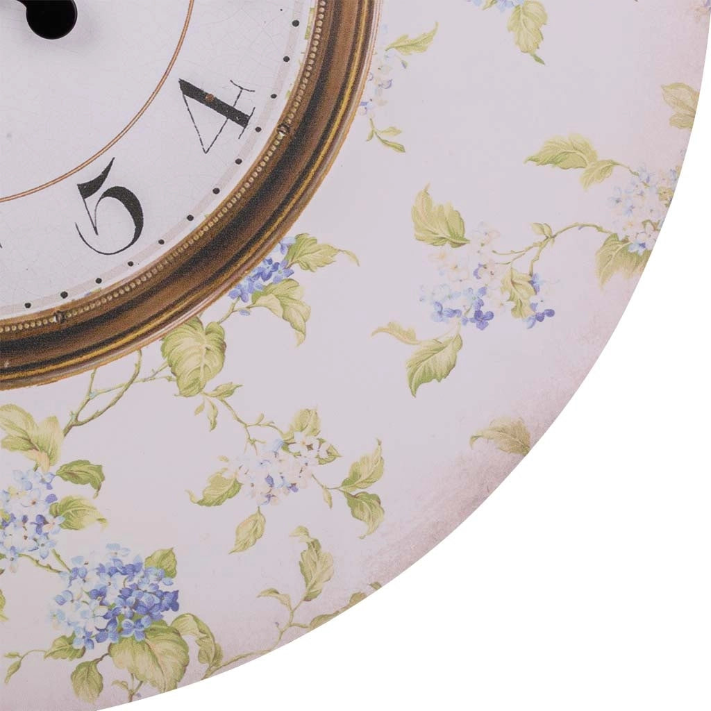 Orologio in legno bianco 60x60x2cm