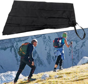 Cappotto impermeabile in nylon 15D ultraleggero - Impermeabile - Piumino compatto e leggero - Nero - Ideale per attività all'aperto - Adatto per escursioni in montagna