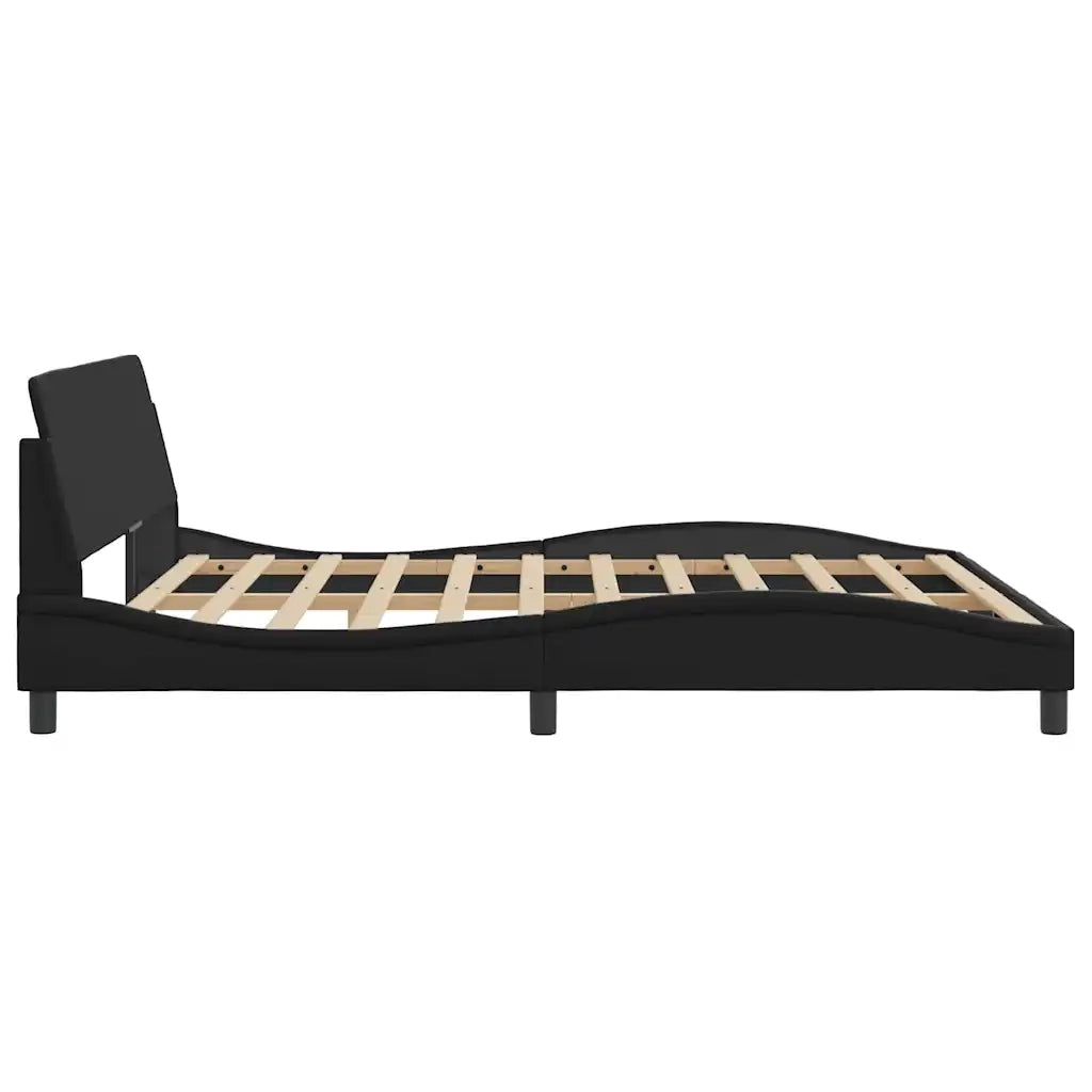 Giroletto Dover Nero 152x203 cm in Similpelle 373308