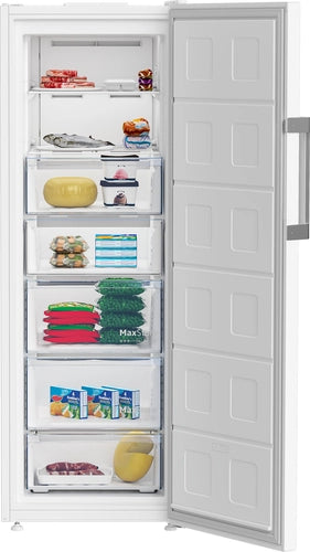Beko B3RFNE294W: Congelatore Verticale, Total No-Frost, 260 L, 59.5 cm