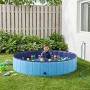 Piscina Pieghevole per Cani Blu 160 x 160 x 30 cm PVC 3416322