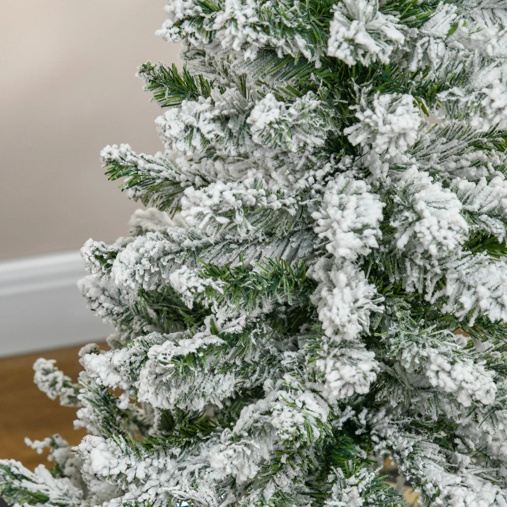 Albero di Natale Artificiale 120 cm ¨C Zephmum ¨C Bianco Neve 200 Rami