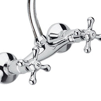 Rubinetto lavello a muro con canna superiore jota - serie liberty