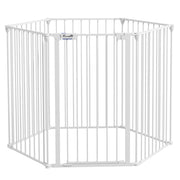 Recinto per cuccioli ¨C Xylo ¨C pieghevole modulare acciaio bianco 90x123x102cm