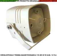 SIRENA ALTOPARLANTE MAGNETODINAMICO ACUSTICA 110 DB SECURVERA SV-SETSEMUESD