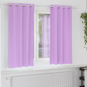 Tende Blackout con Anelli 2 pcs Viola 175 x 140 cm Poliestere 4107379