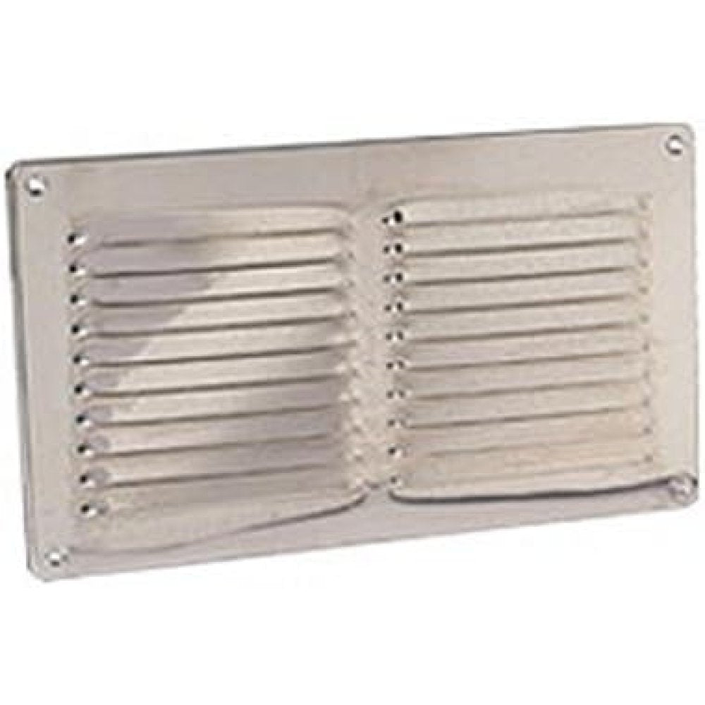 Griglia in alluminio 250x140 mm con rete vecamco 9695-804-600