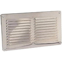 Griglia in alluminio 250x140 mm con rete vecamco 9695-804-600