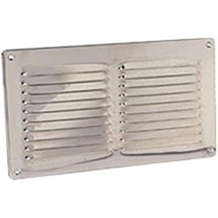 Griglia in alluminio 250x140 mm con rete vecamco 9695-804-600