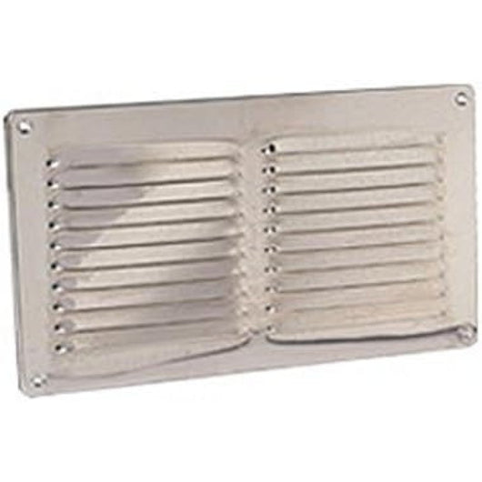 Griglia in alluminio 250x140 mm con rete vecamco 9695-804-600