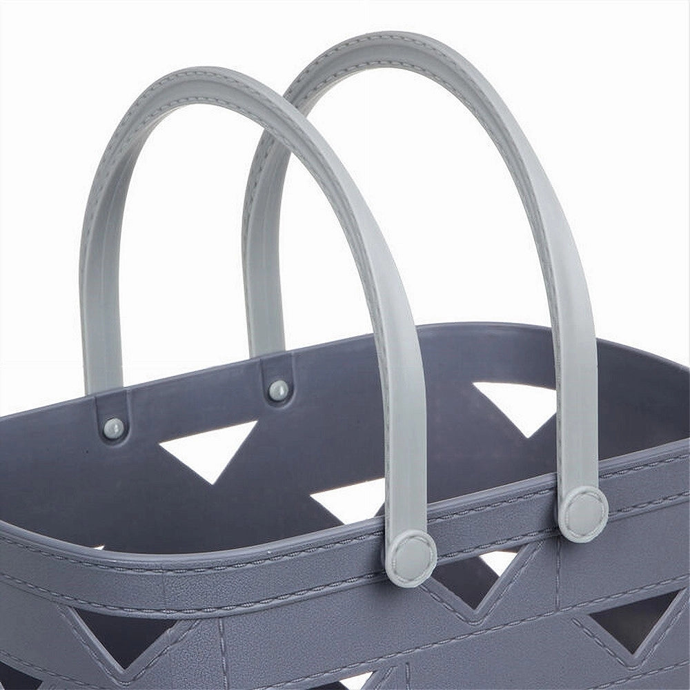 Trade Shop - Cesto Cestino Portatutto Oggetti Con Manici 26.5x18x17cm Multiuso Assortiti 10722 -