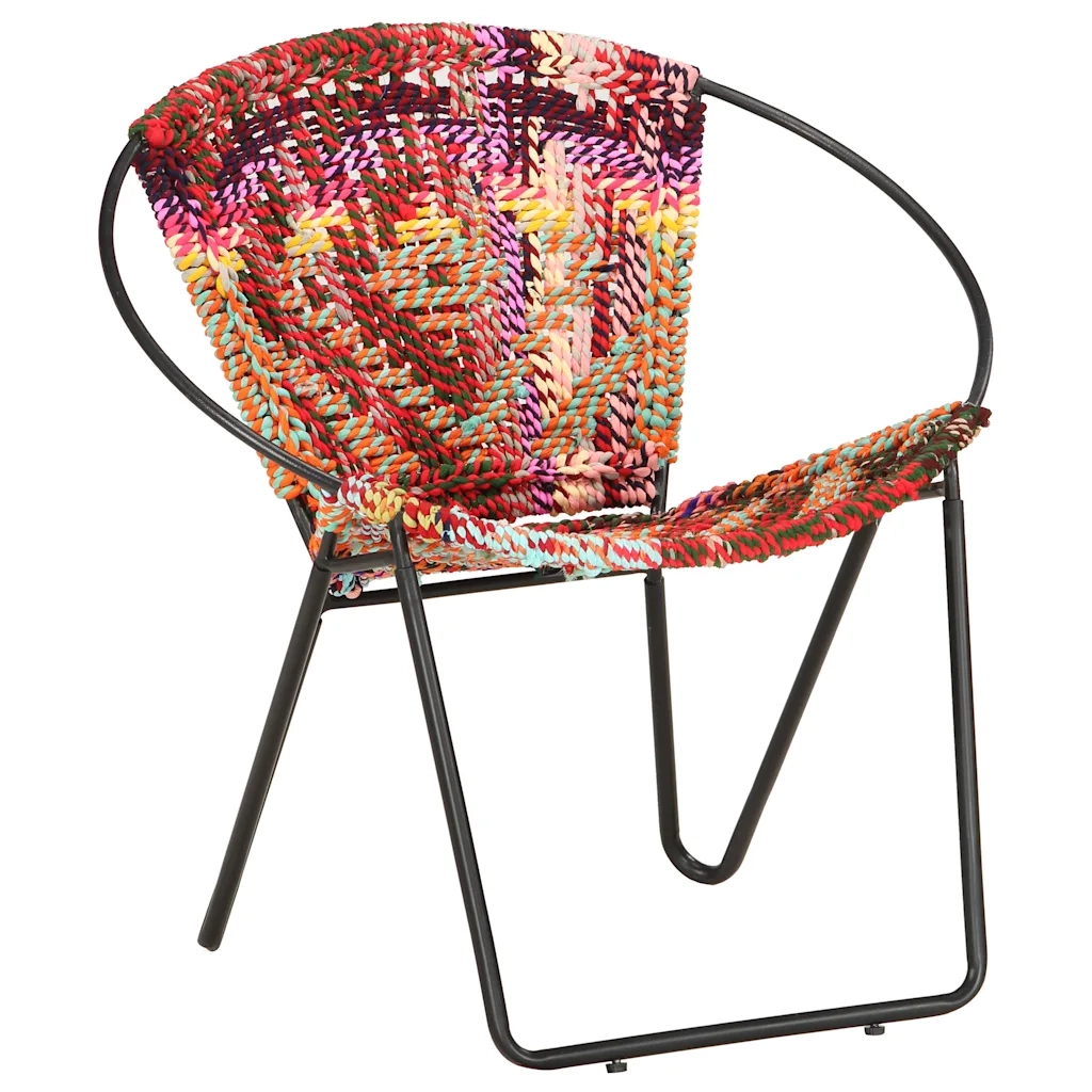 Sedia Acapulco Multicolore in Tessuto Chindi