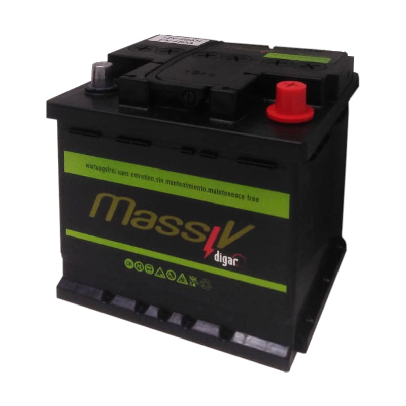 BATTERIA PLUS 50AH DX 12V 450A 207X175XH190MM