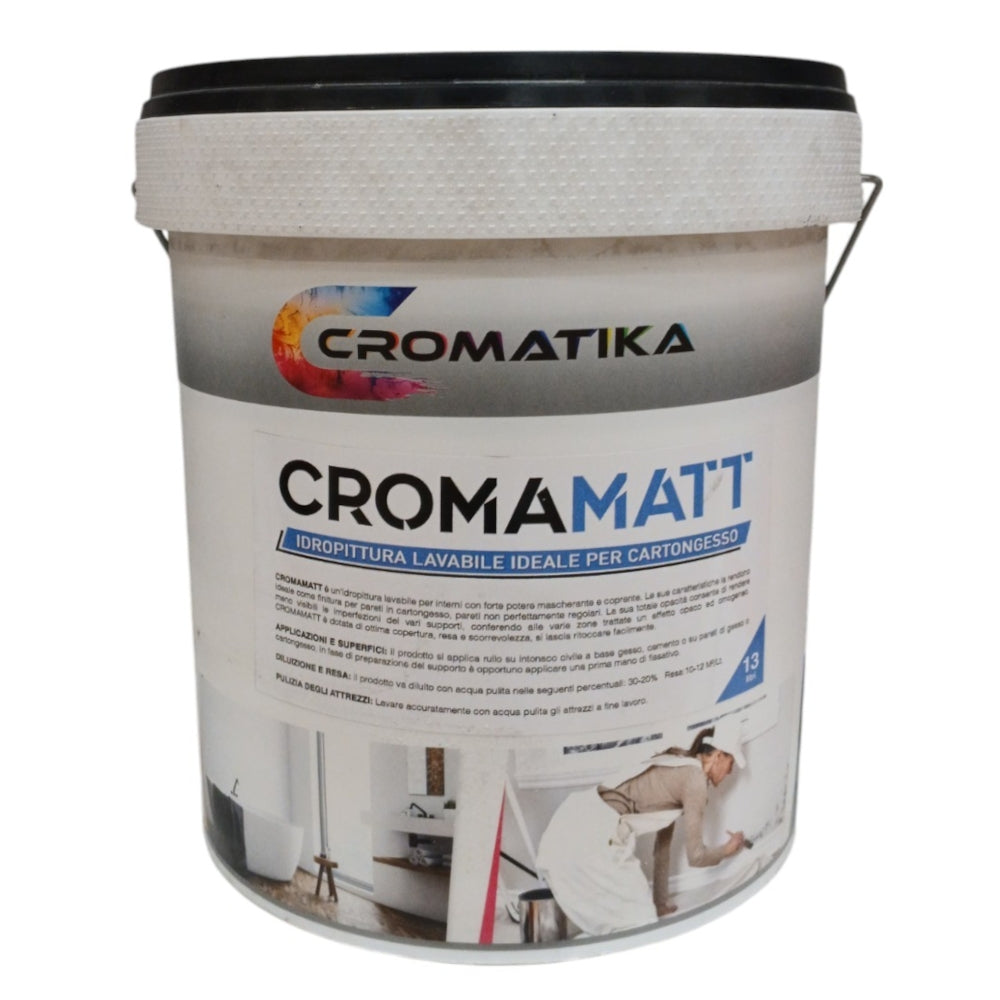 IDROPITTURA AQUAMATT/CROMAMATT 13L CARTONGESSO.