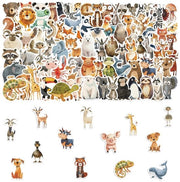 Set di 100 Sticker Cartoon Acquari per Decorazione