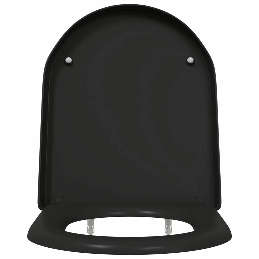Sedile del WC Nero 49 x 36 x 4 cm Duroplast CFW5861699