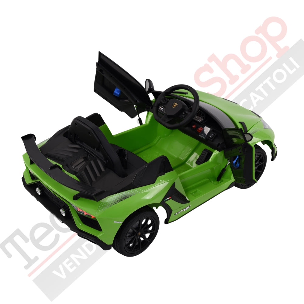 Tecnobike Shop - Auto Elettrica Per Bambini Lamborghini Svj Small 12V-Verde