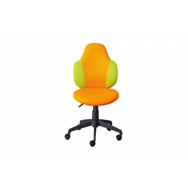 Poltroncina ragazzo Inter Link in morbido pu colorato arancio/gialla