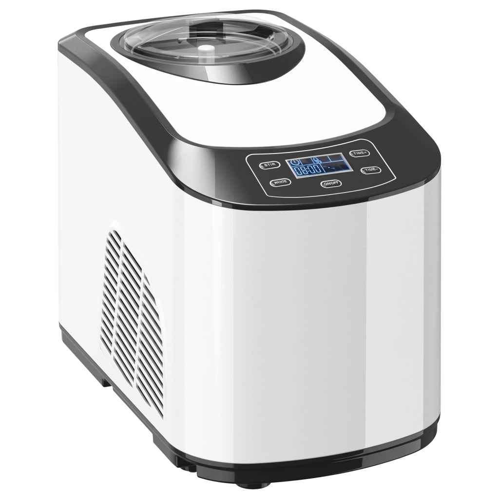 Gelatiera 1.5L Compressore Interno Bianca - zephmum - Bianca 1.5L