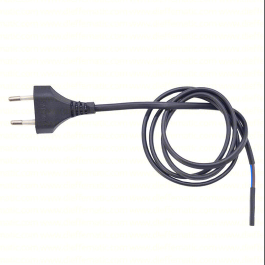 CAVO ALIMENTAZIONE SPINA 230V 2X0.75MM 1 MT BASCULANTE