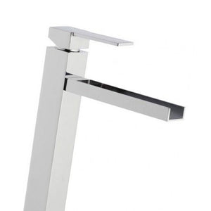 Rubinetto a cascata extra alto per bacinelle design quadro