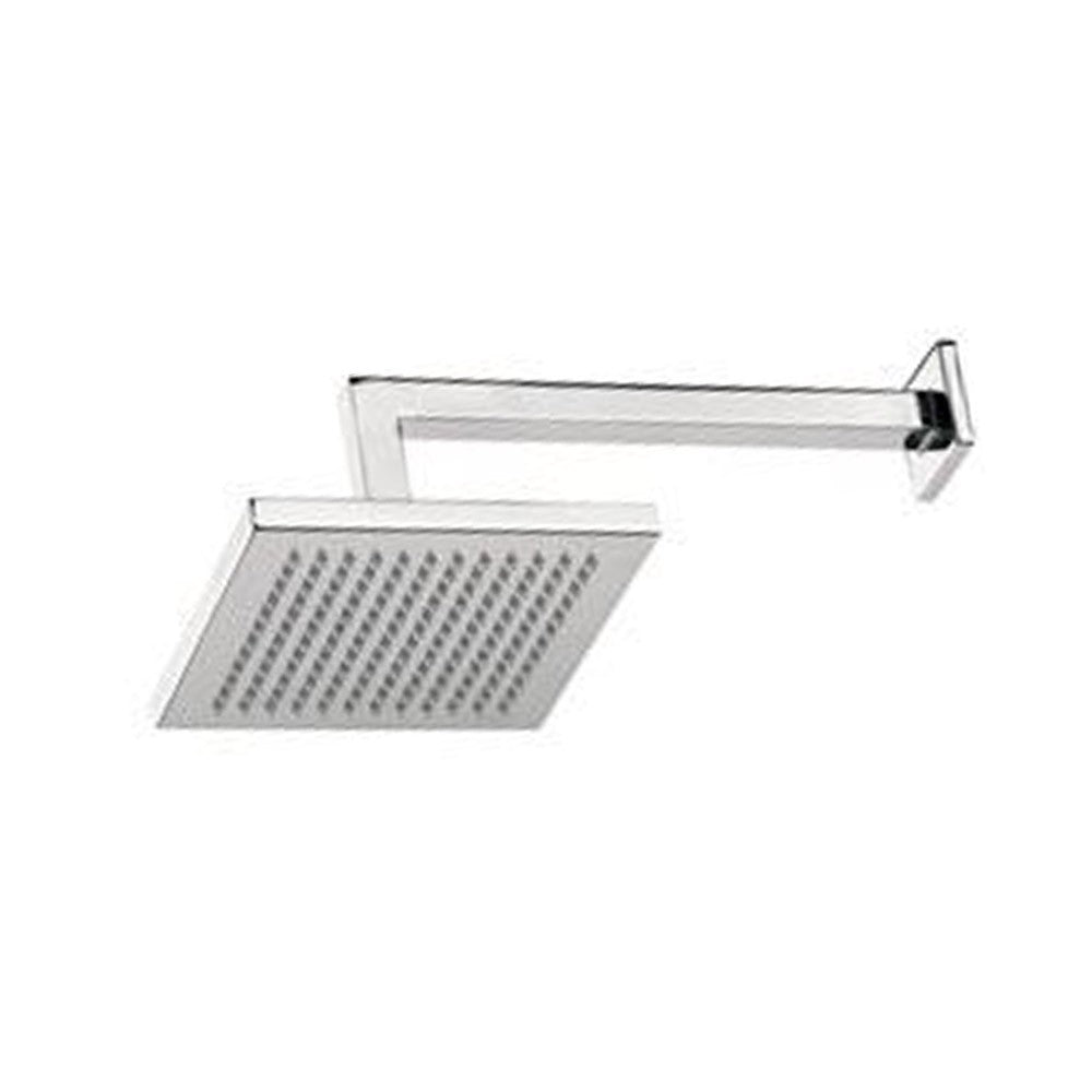 Set doccia con soffione, bocca incasso e miscelatore - serie qubika cascata