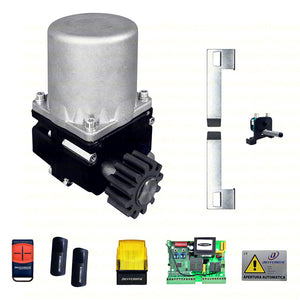 SET COMPLETO KV3 SCORREVOLE ELETTRICO APRICANCELLO MOTORE COMPATIBILE CON FAAC