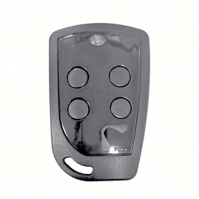 TELECOMANDO PUJOL VARIO 4U BLACK ROLLING CODE 433 MHz 4 TASTI D112189 P9EM4UB000