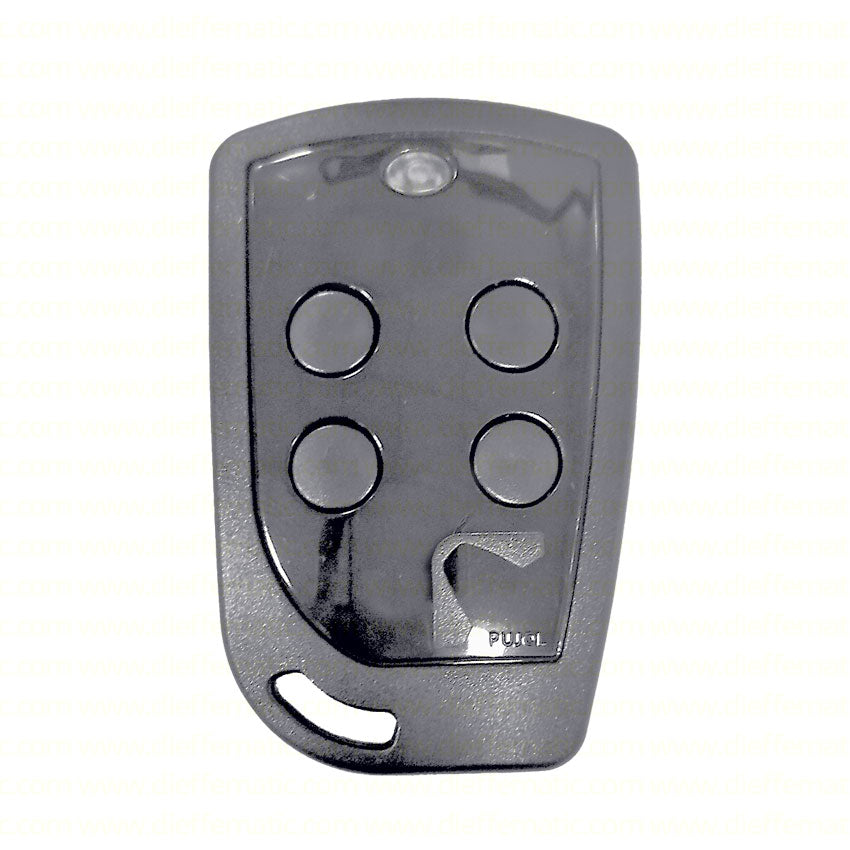 TELECOMANDO PUJOL VARIO 4U BLACK ROLLING CODE 433 MHz 4 TASTI D112189 P9EM4UB000